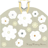 FSC Wedding Skirt With Flowers Wedding Greeting Card